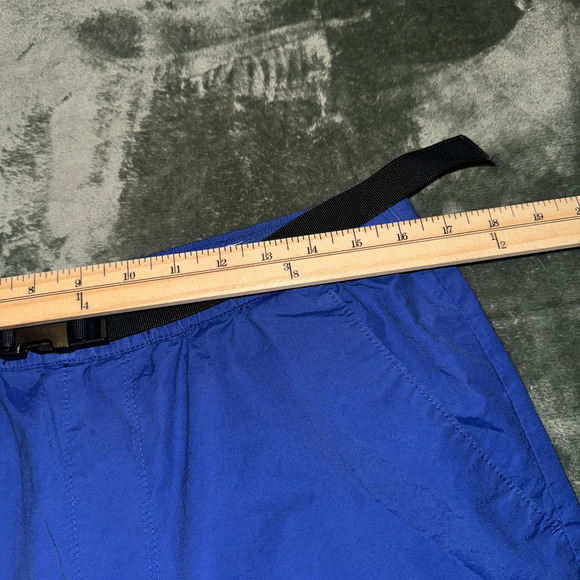 Pacsun Cargo Shorts Men Large Blue Cotton Stretch Adjustable Waistband 6" Inseam - Picture 7 of 7